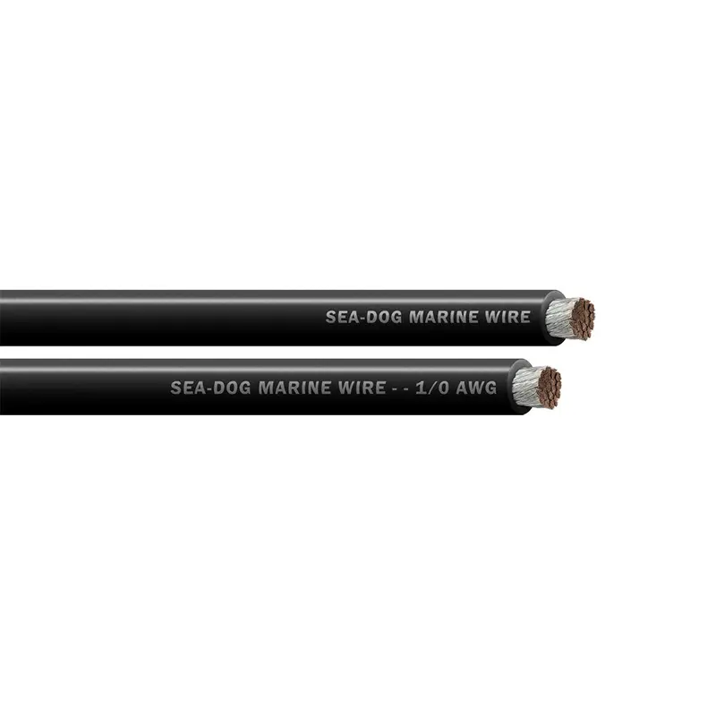 Sea-Dog 1/0 Awg Black Battery Cable - 100' [8011012] 1