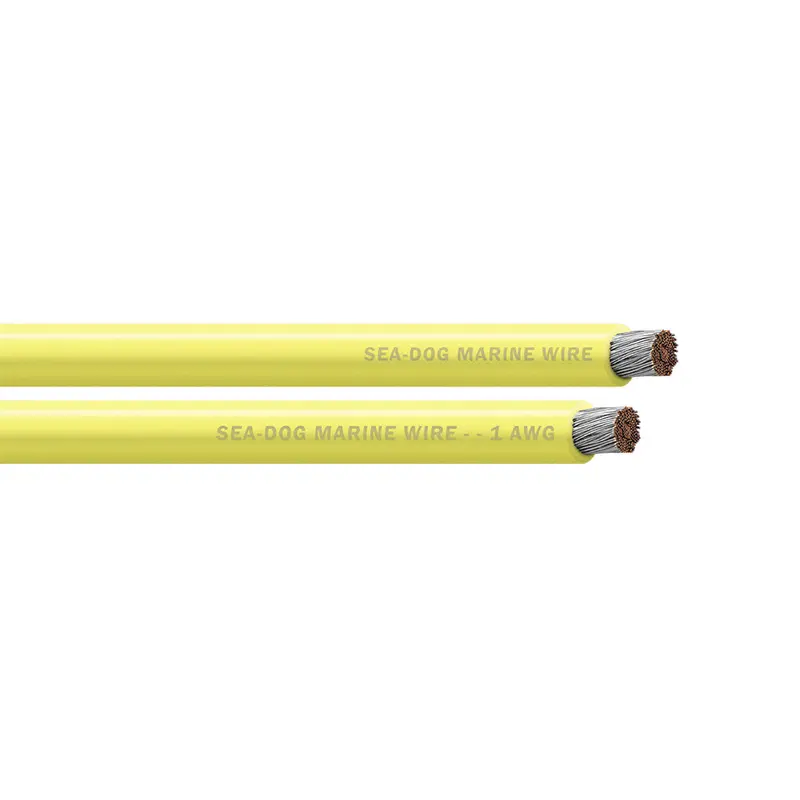 Sea-Dog 1 Awg Yellow Battery Cable - 50' [8001031] 1