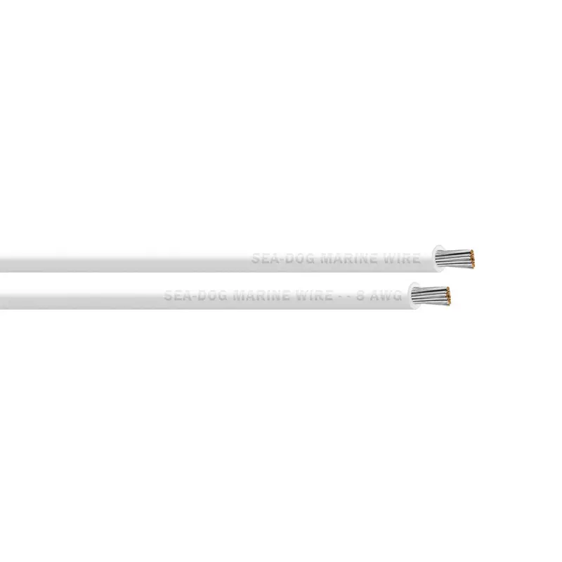 Sea-Dog 8 Awg White Primary Wire - 50' [8008051] 1