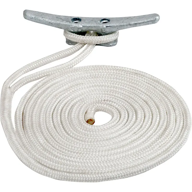 Sea-Dog Double Braided Nylon Dock Line - 3/4" X 25 - White [302119025Wh-1] 1