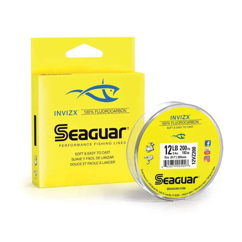 Seaguar Invizx Fluorocarbon 12 Lb 200 Yd Spool 1