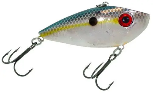 Strike King Red Eye Shad 1/2 2-Tap (Chrome Sexy Shad) 1