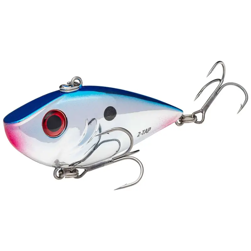 Strike King Red Eye Shad 2-Tap 1/2 Oz (Chrome/Blue) 1