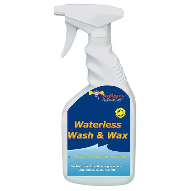 Sudbury Waterless Wash  Wax - 32Oz Spray Bottle [150Q] 1