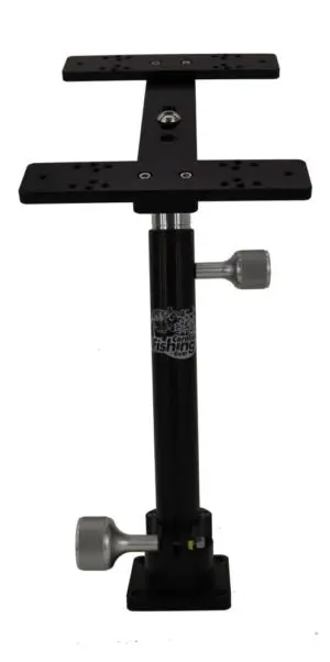 Telescoping Swivel Doouble Monitor Mount 1