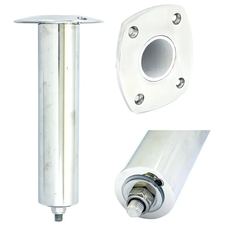Tigress 4 Hole Swivel Rectangular Head Rod Holder - 0 Degree - 10-1/2" [88522Sm] 1