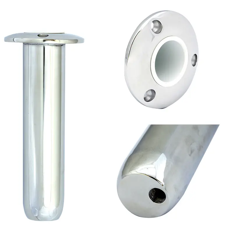 Tigress Round Head Closed Base Rod Holder - 0 Degree - 9" [77902] 1