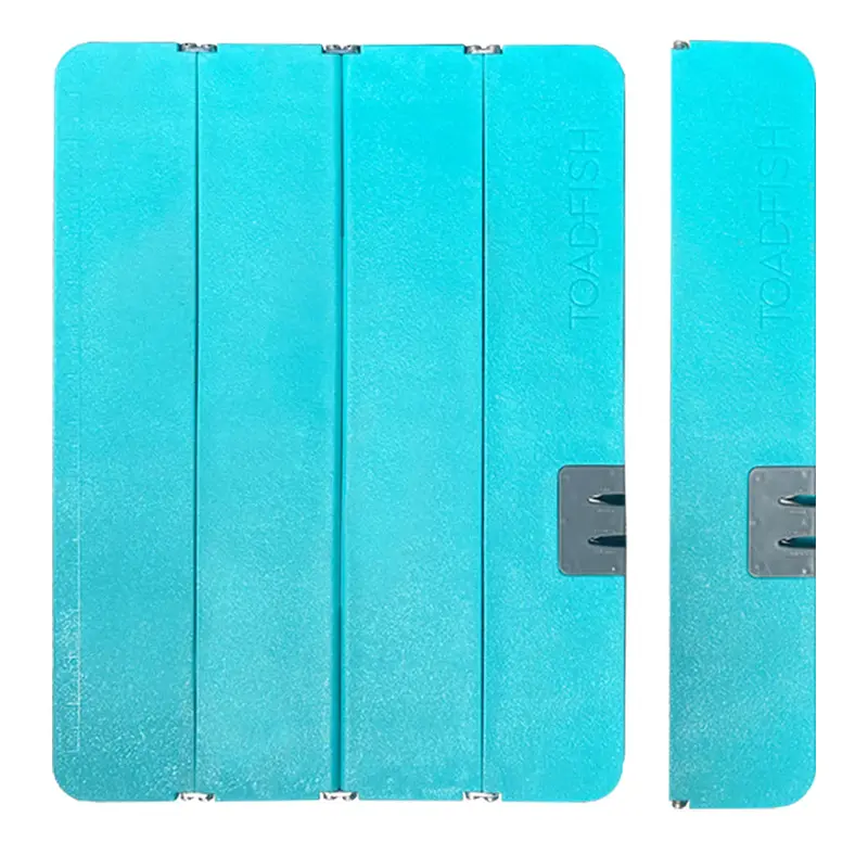Toadfish Xl Stowaway Folding Cutting Board W/Built-In Knife Sharpener - Teal  [1086] 1