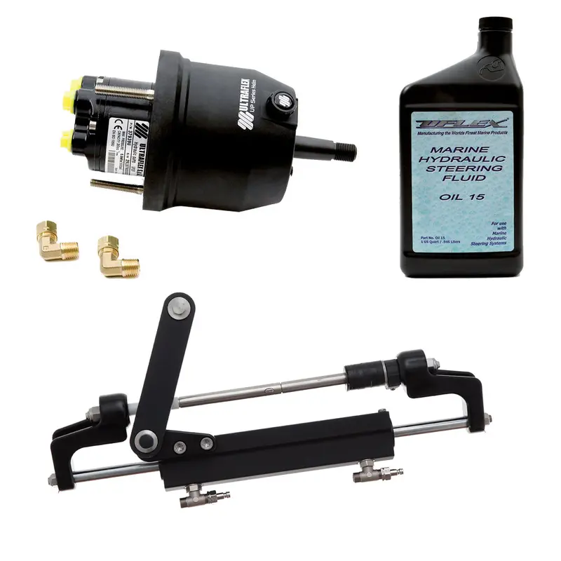 Uflex Hyco 1.1 Front Mount Ob System Up To 175Hp - Includes Up20 Fm Helm, 2Qts Of Oil, Uc95-Obf Cylinder [Hyco 1.1] 1