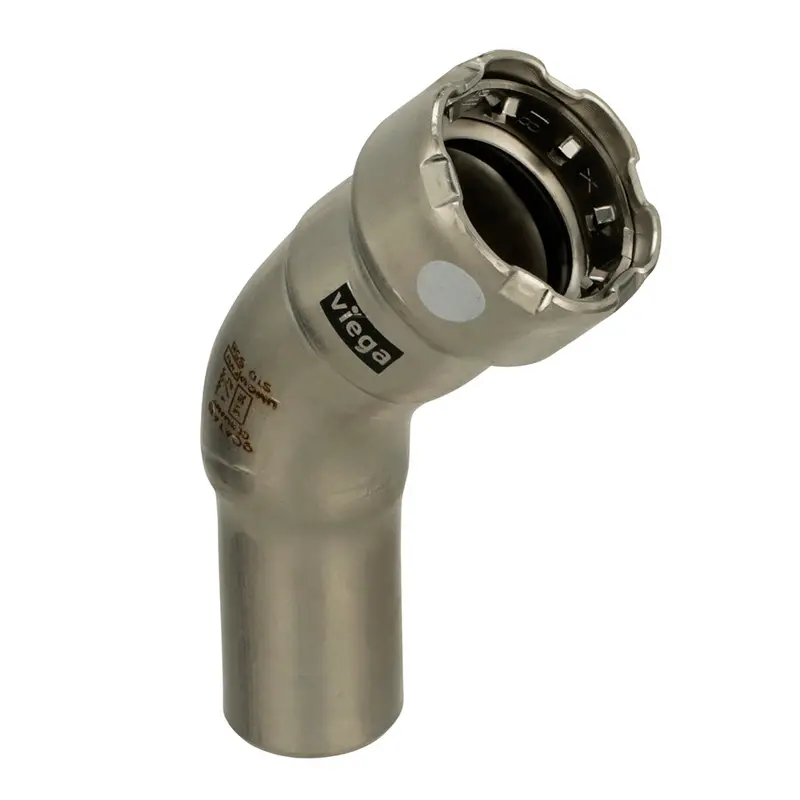 Viega Megapress 316 Fkm 1-1/4" 45 Degree Street Elbow [91800] 1