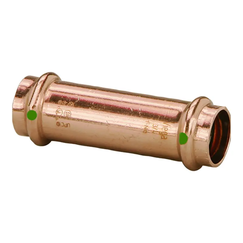 Viega Propress 1-1/2" Extended Coupling W/O Stop - Double Press Connection - Smart Connect Technology [79025] 1