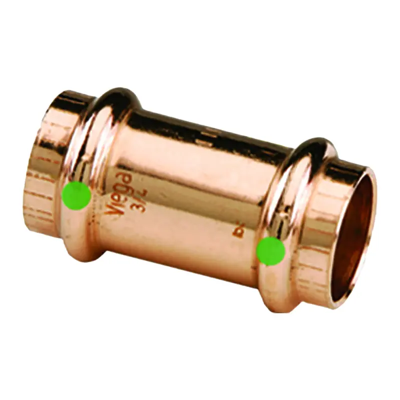 Viega Propress 1" Copper Coupling W/Stop - Double Press Connection - Smart Connect Technology [78057] 1