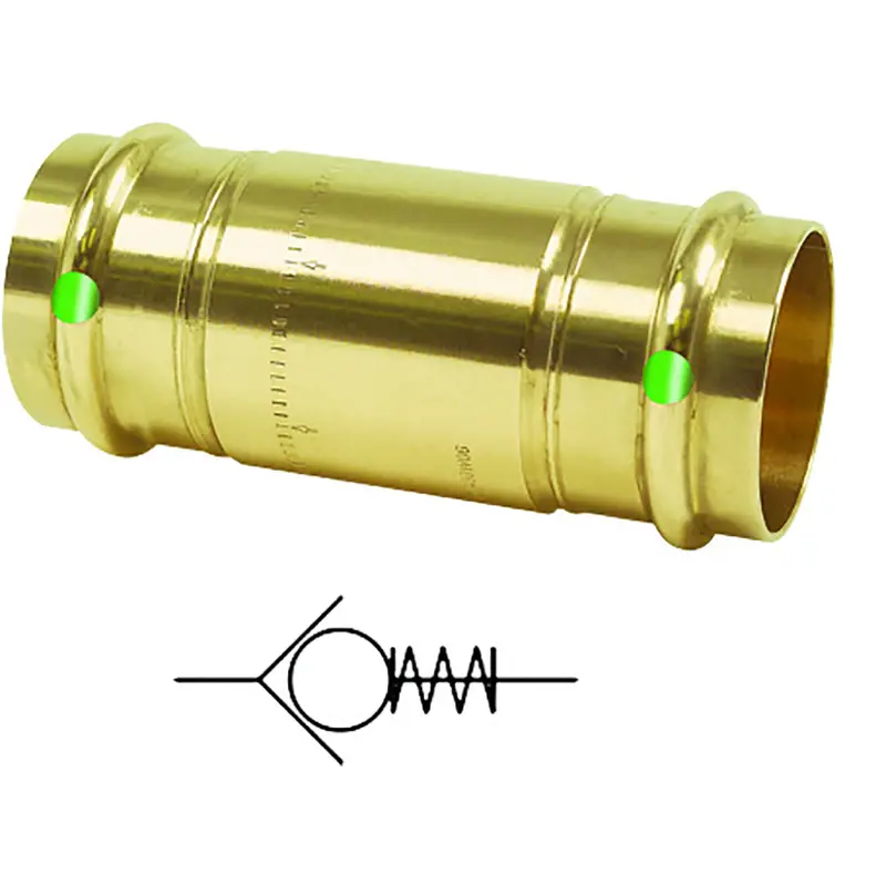 Viega Propress 2" Zero Lead Check Valve - Double Press Connection - Smart Connect Technology [79060] 1