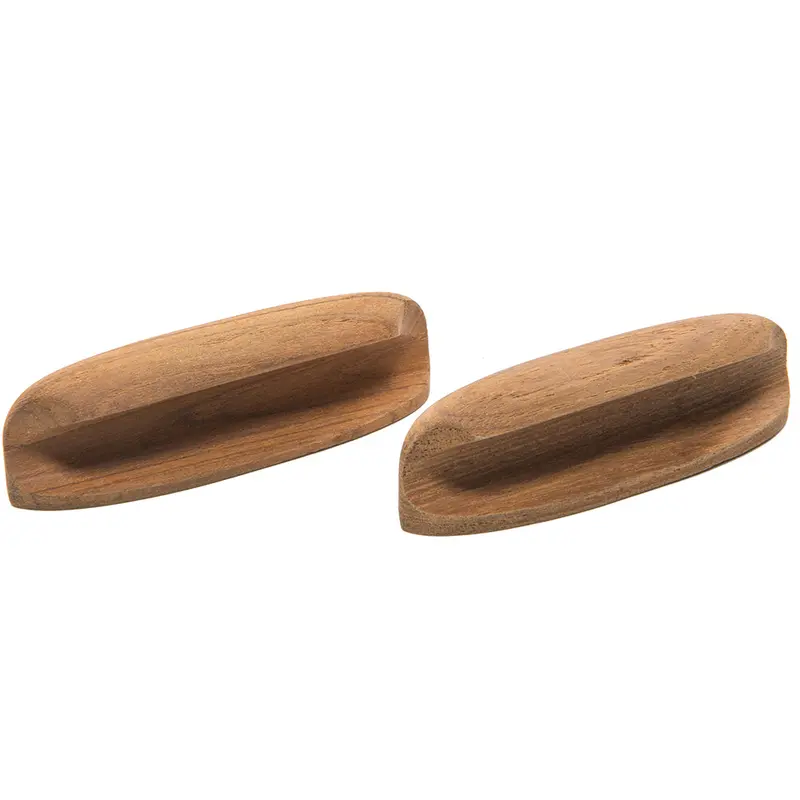Whitecap Teak Oval Drawer Pull - 4"L - 2 Pack [60147-A] 1