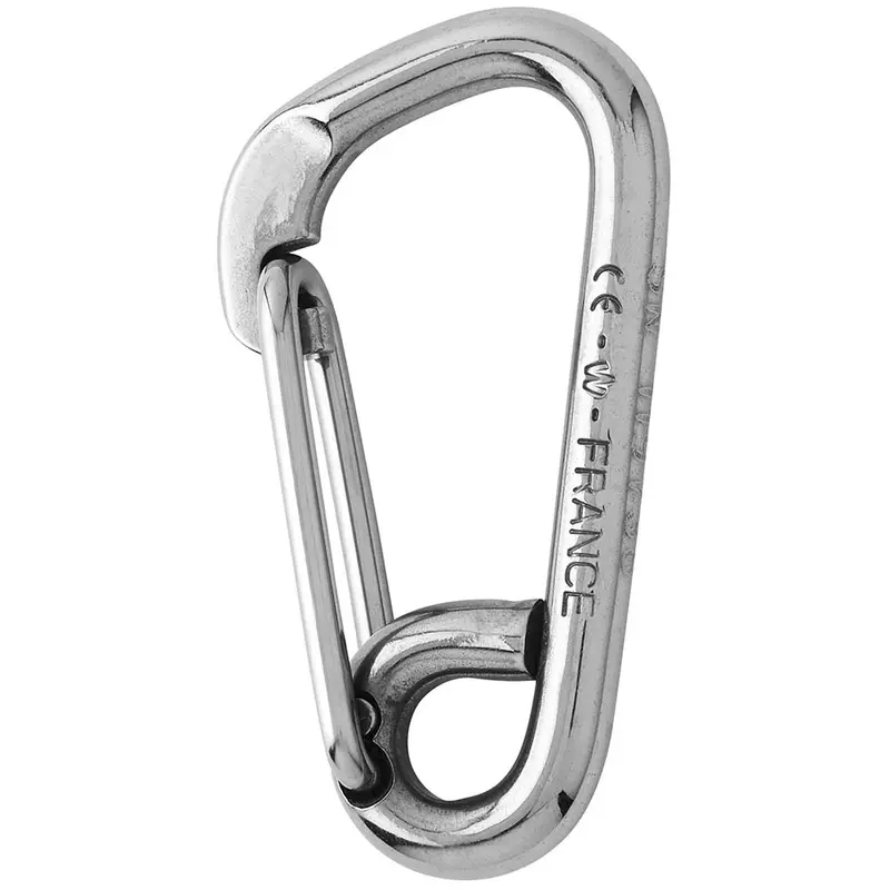 Wichard Asymmetric Carbine Hook - Length 60Mm - 1/4" [2323W] 1