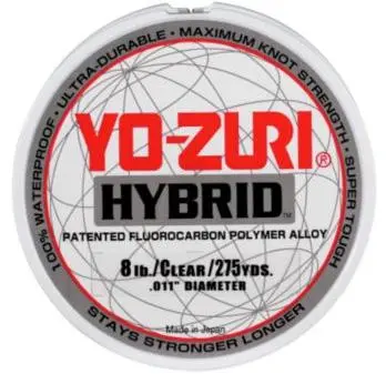 Yo-Zuri Hybrid Fluoro 10 Lb 600 Yd Spool 1