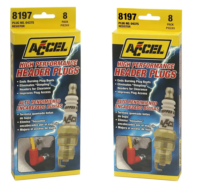 Accel 8197 U-Groove Spark Plug Boot – Heat-Resistant Header Plug For High-Performance Engines 1