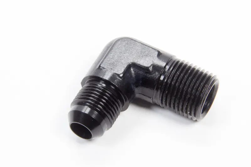 Aeroquip Fcm5038 Aluminum 90° Flare Fitting – #8 Sae, 1/2" Black Anodized 1