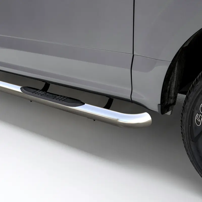 Aries 203010-2 Polished Stainless Steel Side Bars — 3″ Round, Compatible With Ford Explorer Sport Trac 1