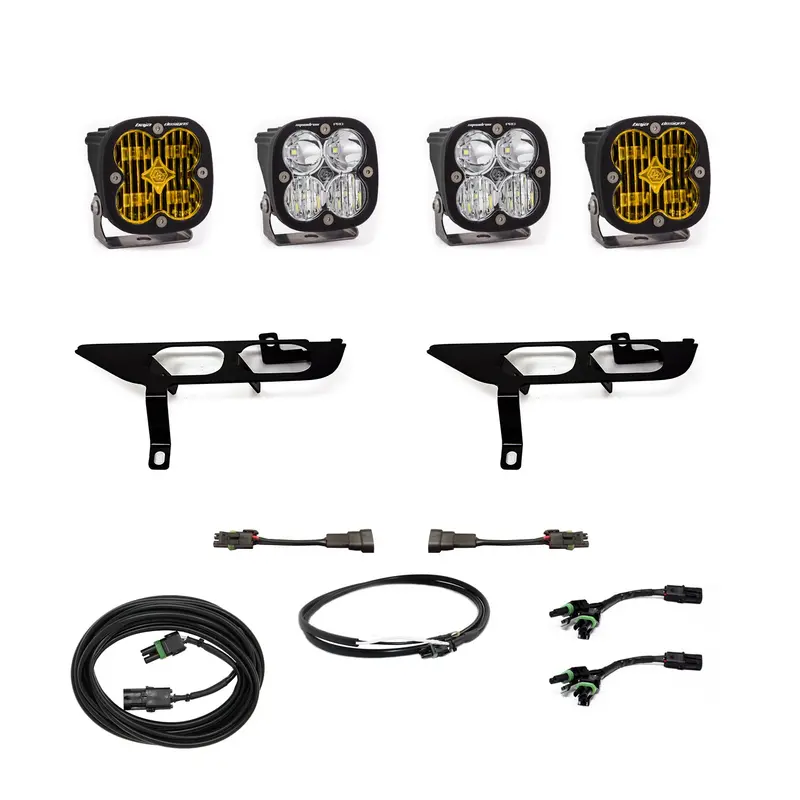 Baja Designs Amber/Sport Led Fog Light Upgrade – Sae-Compliant, Fits 2021+ Ford F-150 W/O Drl (447698Up) 1