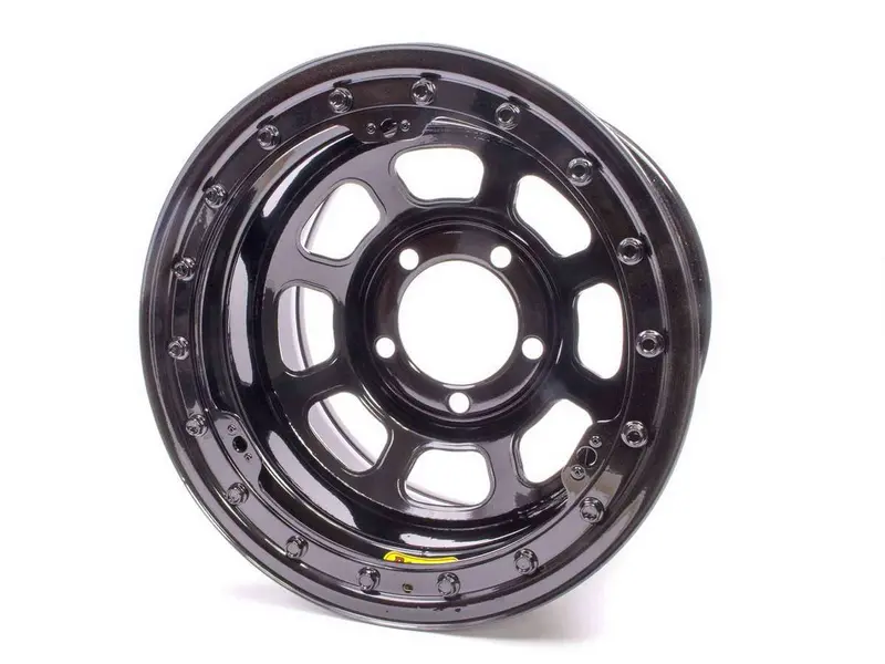 Bassett Racing Wheel – 15X8.75, Black Lip, 5X5 Bolt Circle, 2" Backspace (59D52Lk) 1