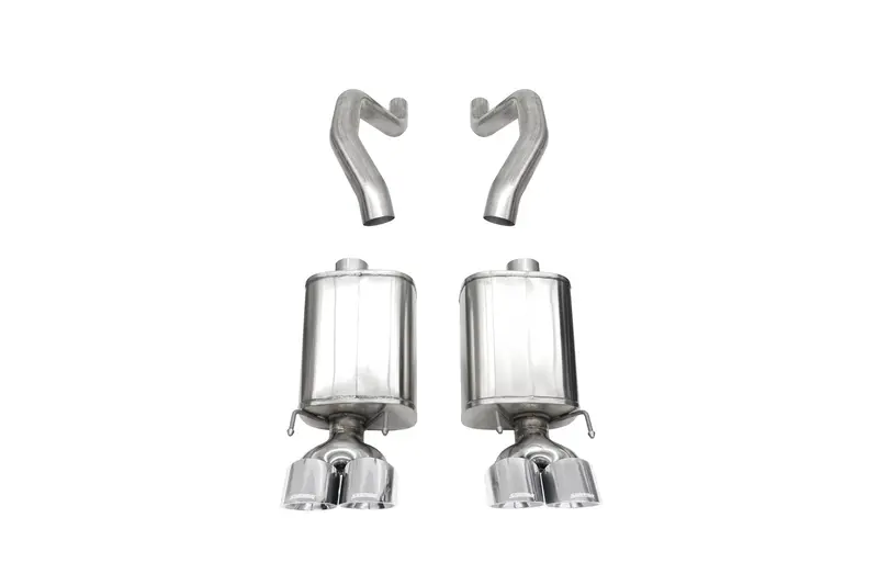 Corsa Performance 21077 3-Inch Axle-Back Exhaust System With Dual Rear Exit And 4.5-Inch Polished Tips 1