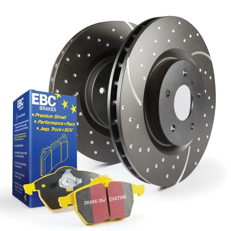 Ebc Brakes S5Kf1175 Yellowstuff Performance Brake Kit – Includes Gd Slotted Rotors 1