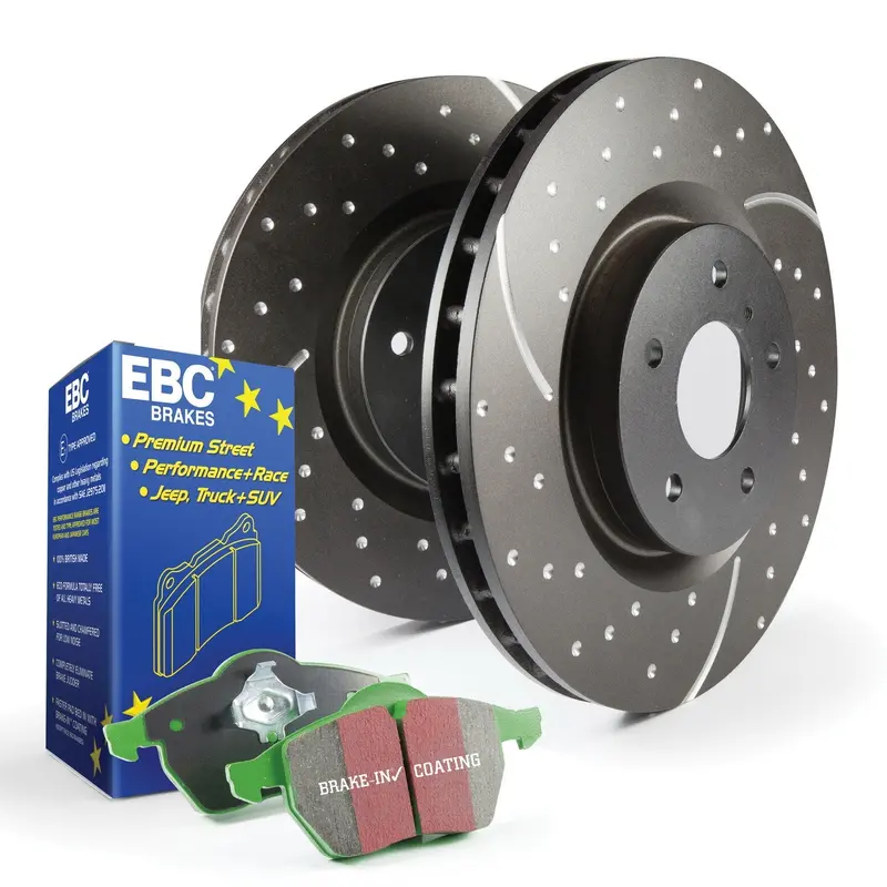 Ebc S10 Brake Kit – Greenstuff 2000 Pads + Gd Series Rotors For Enhanced Stopping Power 1