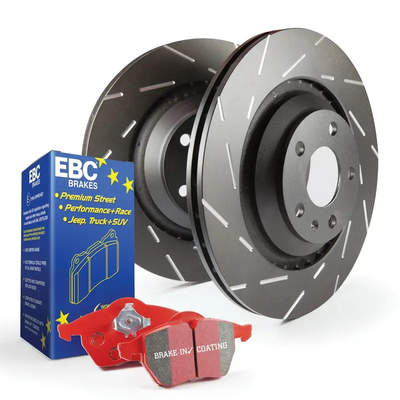 Ebc S4Kf1564 Brake Kit – Redstuff Pads + Usr Rotors For Performance Stopping Power 1