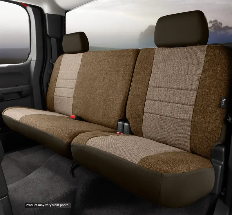 Fia Oe32-48 Custom Seat Covers – Taupe Tweed, 40/60 Split With Adjustable Headrests 1