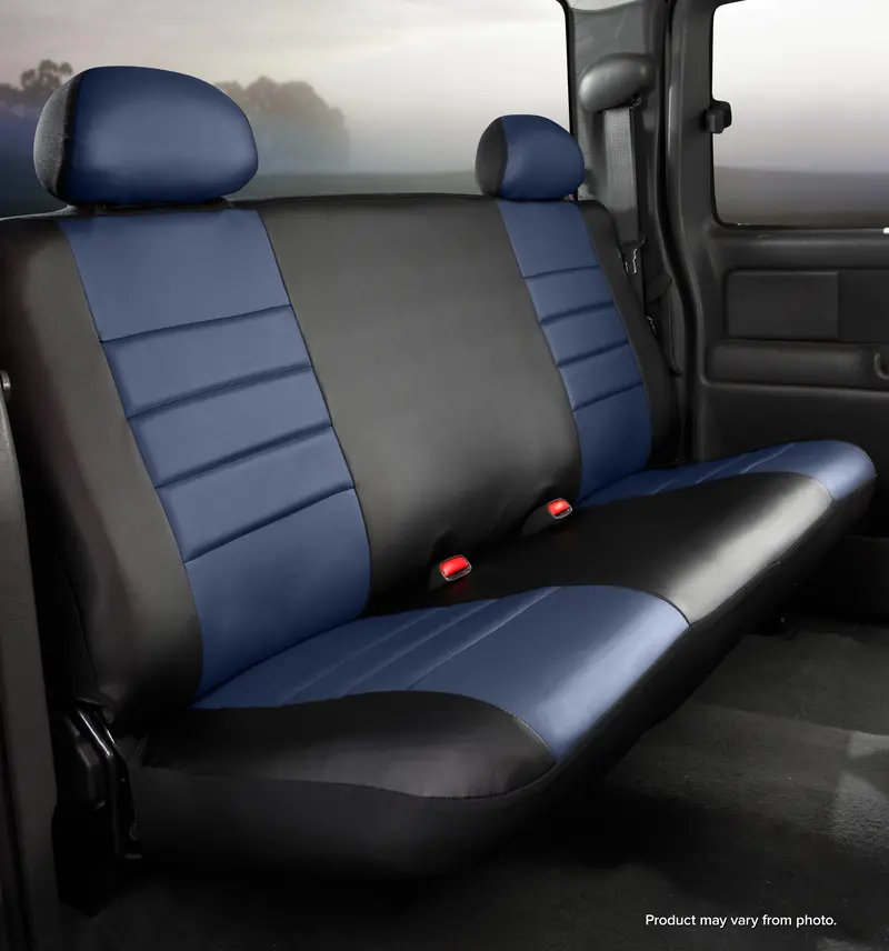 Fia Sl62-95 Blue Leatherlite Custom Seat Covers 1
