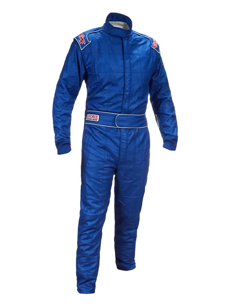 G-Force 35451Lrgbu Sfi-5 Certified Racing Suit – Large Blue G-Limit Design 1
