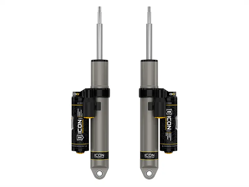 Icon Vehicle Dynamics Rear 2.5-Inch Performance Coilover Pair With Cdev Adjustability – 2014+ Ram 2500 1