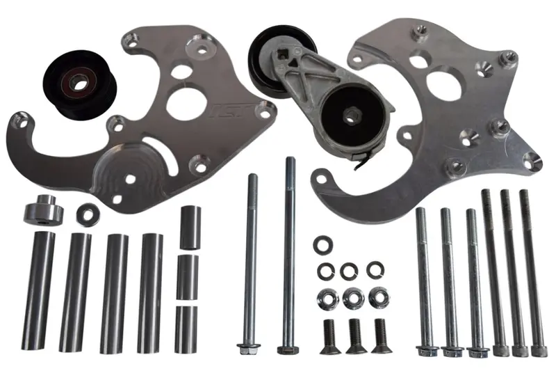 Ict Billet 551585X-3 Ls Truck R4 A/C Compressor Mounting Bracket Kit 1