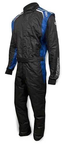Impact Racing 24222706 2.0 Single-Piece Racing Suit – Xx-Large, Black/Blue 1