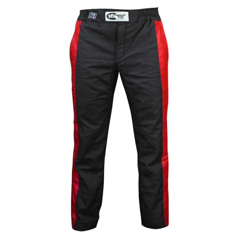 K1 Racegear 22-Spt-Nr-M Sportsman Racing Pants – Black/Red, Medium 1