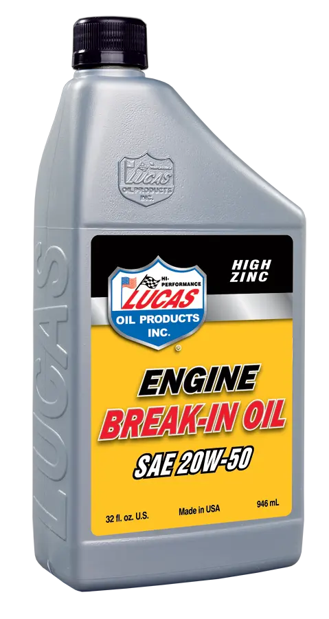Lucas Oil Sae 20W-50 Break-In Motor Oil – Formulated For Engine Break-In And Early Wear Protection 2
