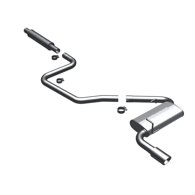 Magnaflow Street Series Cat-Back Exhaust System – 3-Inch Stainless Steel, Aggressive Tone & Improved Flow (16876) 1
