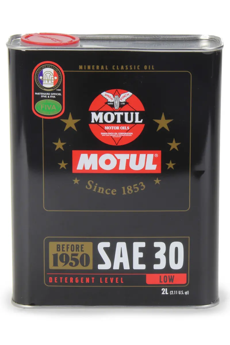 Motul Classic Sae 30 Engine Oil – 2-Liter Bottle (Part 104509) 1