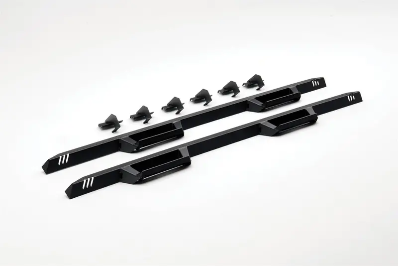 N-Fab Exf212B-Tx Full-Length Textured Black Step System For 2021–2022 Ford Bronco 2-Door 1