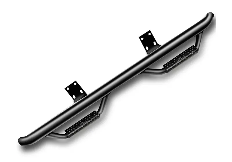 N-Fab F1785Cc-Tx Nerf Step Side Steps – Dual Step, Black Finish, Fits 2017–2022 Ford F250/F350 Crew Cab 1