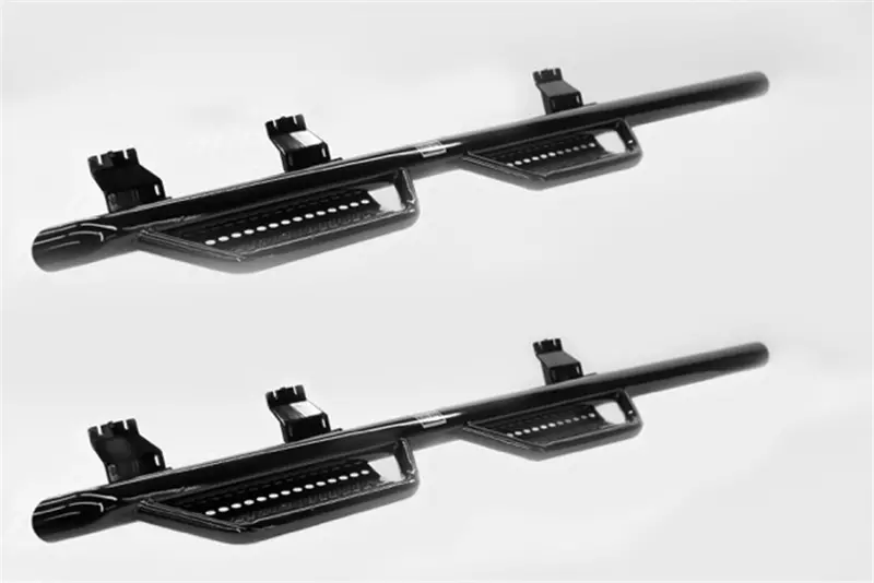 Ranch Hand 4-Step Running Board – 3-Inch Round Tubing, Heavy-Duty Steel 1