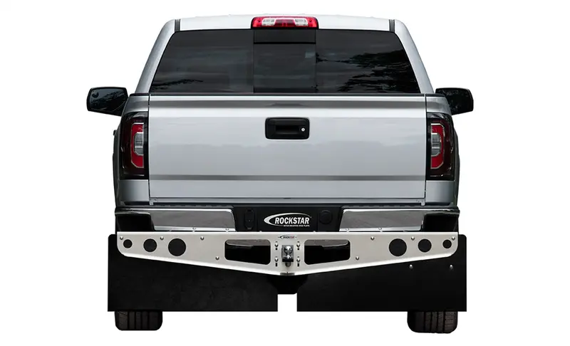 Rockstar A10100611 Xl Hitch-Mount Mud Flap System – Aluminum Frame With Stabilizer Plate 1