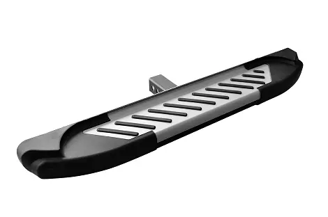 Romik 602418 Rear Hitch Step — 2″ Receiver-Mounted Assist Step In Silver Ral Finish 1