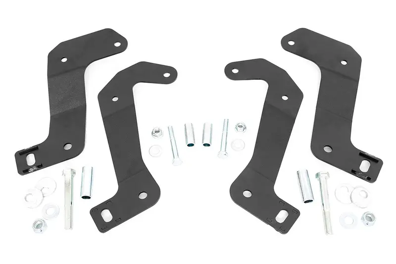Rough Country Jl/Jt Control Arm Relocation Brackets — Front Mount Kit For 2018–2020 Wrangler & Gladiator 1