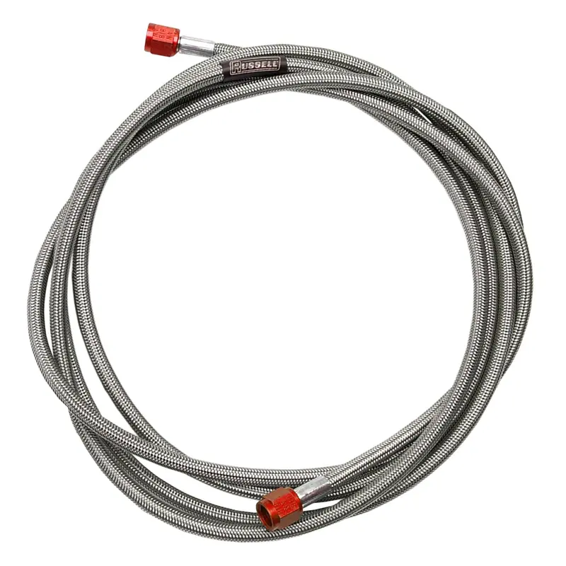 Russell -3An Red Nitrous Feed Line – 18-Inch Length 1
