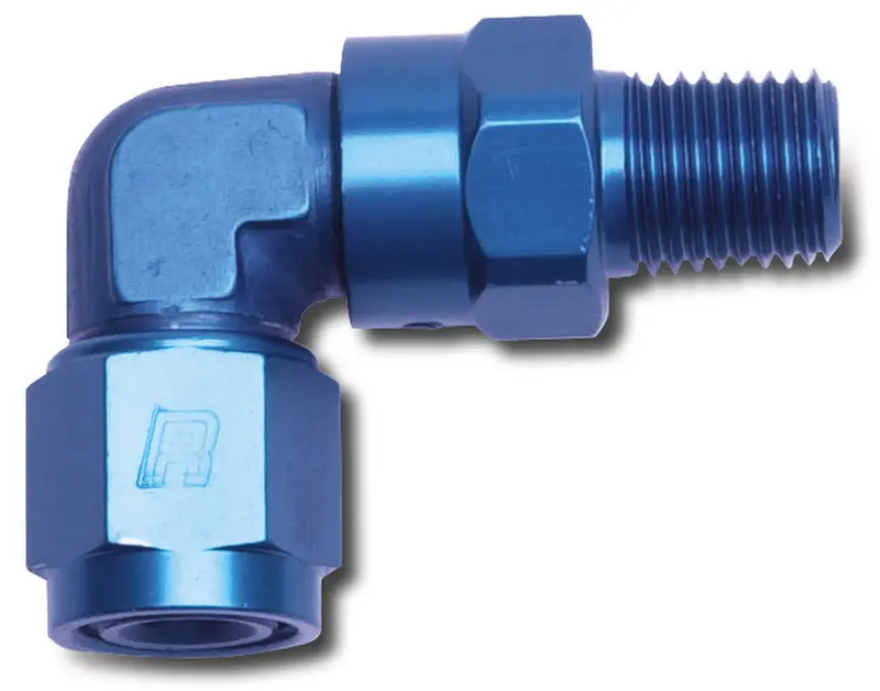 Russell 614018 90-Degree An-To-Npt Swivel Adapter Fitting (Female An To Male Npt) 1