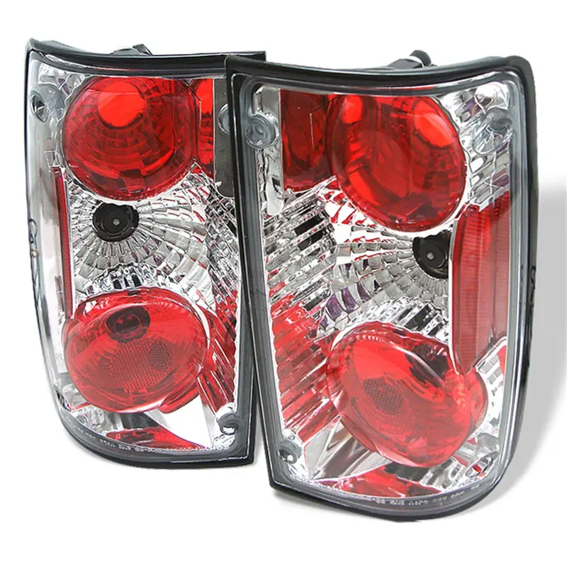 Spyder Auto 5007643 Euro-Style Chrome Tail Light Assembly (Pair, Stock Bulb Compatible) 1