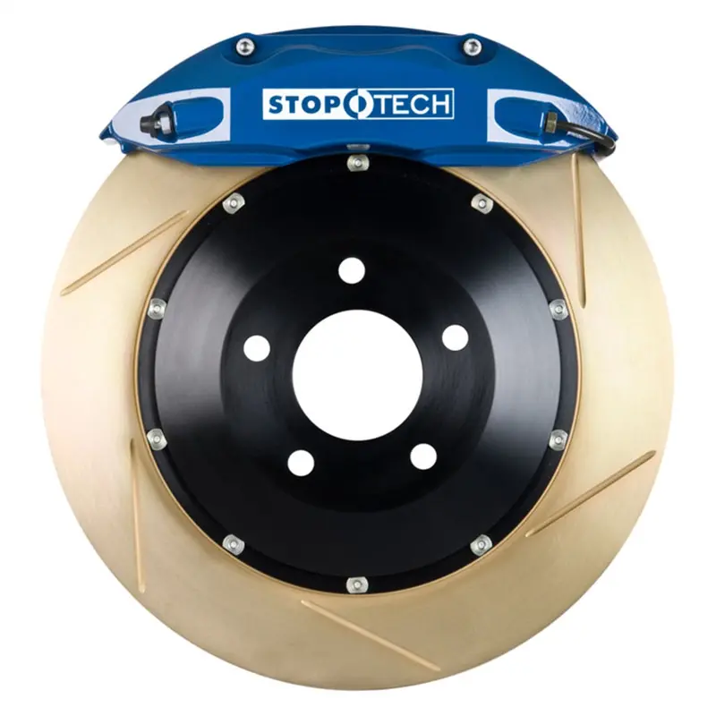 Stoptech Big Brake Kit – Two-Piece Front Rotors With Caliper Brackets (Model 83.857.4600.23) 1