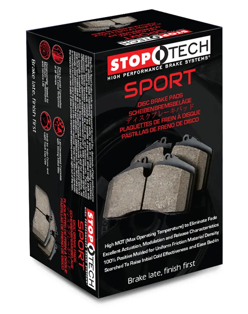 Stoptech Sport Brake Pad Kit – Includes Shims & Hardware, Part #309.07021 1